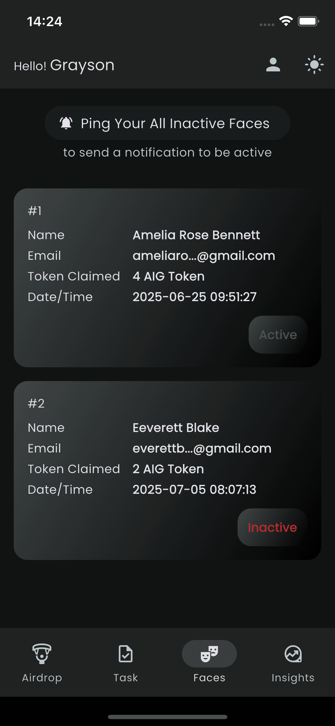 Faces - Refer & Earn